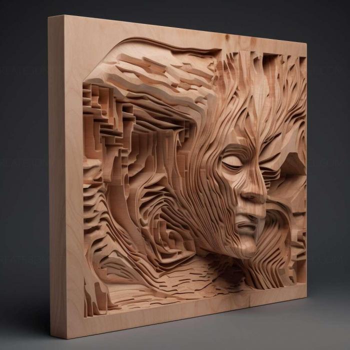 نموذج ثلاثي الأبعاد لآلة CNC 3D Art 